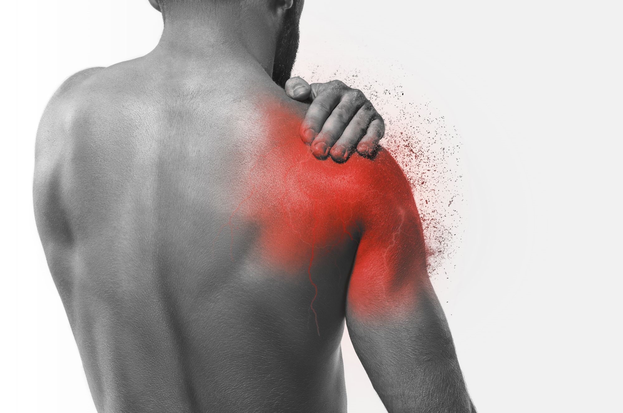 A Man With A Chronic Shoulder Pain